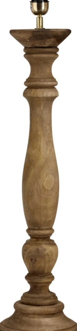 LODGE Lampfot 63cm Vintage Brun