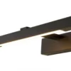 LUCCA Vägglampa Bad 9W 38cm Svart IP44