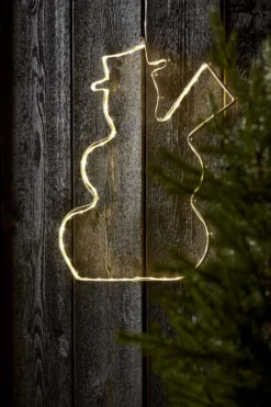 LUMIWALL Siluett Snögubbe 46cm 60LED IP44