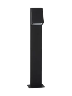 LUTON Stolpbelysning IP44 100cm Svart