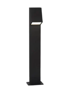 LUTON Stolpbelysning IP44 100cm Svart