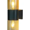 LYSEKIL Vägglampa Ute 34cm Svart IP44