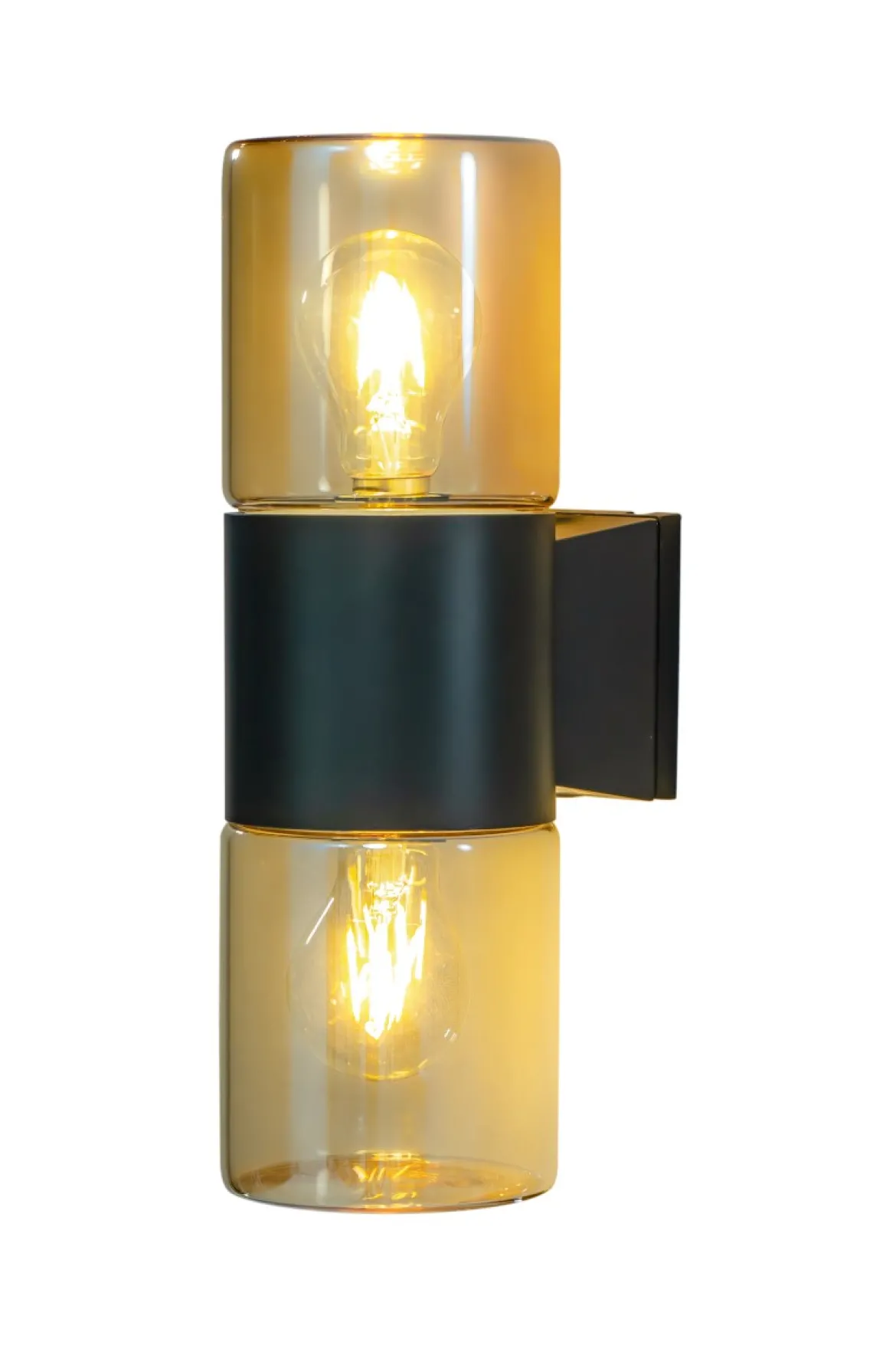 LYSEKIL Vägglampa Ute 34cm Svart IP44