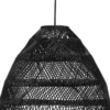 MAJA Takskärm 45,5cm Wicker Svart