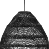 MAJA Takskärm 53cm Wicker Svart