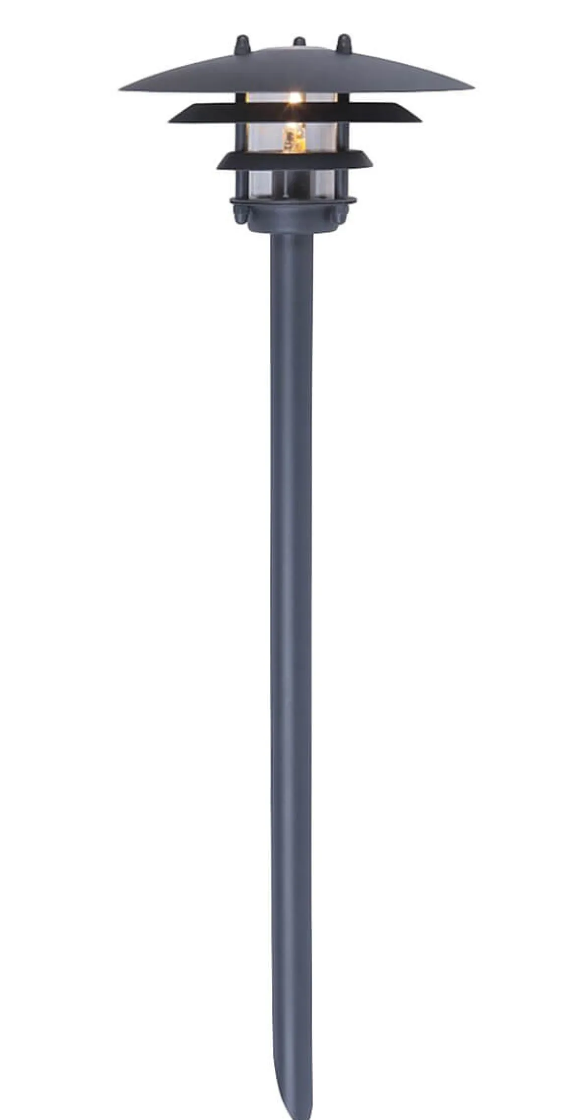 MALVA Pollare 2p 50cm LED, Trafo, Kabel - Antracitgrå 12V IP44