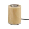 MARBLE Lampfot E27 10,5cm Beige Polerad