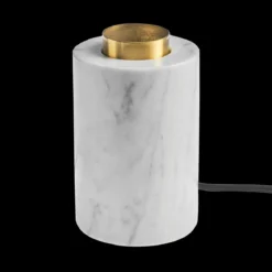 MARBLE Lampfot E27 14cm Vit