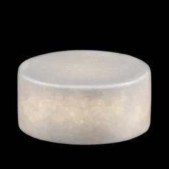 MARBLE S Bordsljus Äkta Marmor 8x4cm Vit