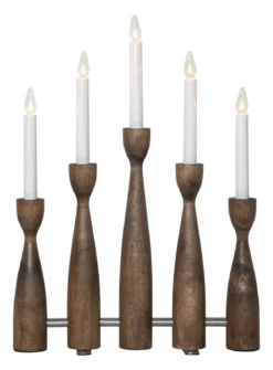 MIDJA 2.0 Ljusstake 5L 47cm Brun