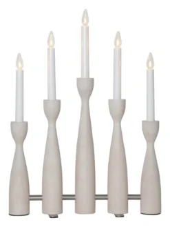 MIDJA 2.0 Ljusstake 5L 47cm Vit