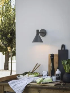 MINITRIPP Fasadlampa 30cm Grå