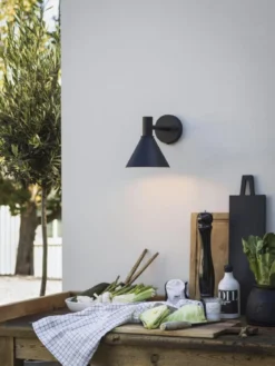 MINITRIPP Fasadlampa 30cm Svart