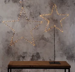 MIRA Hängande dekoration 70cm 80LED Svart