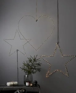 MIRA Hängande dekoration 70cm 80LED Svart
