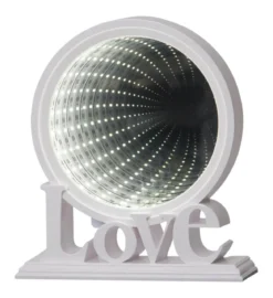 MIRROR LIGHT Inomhusdekoration 20,5cm Vit