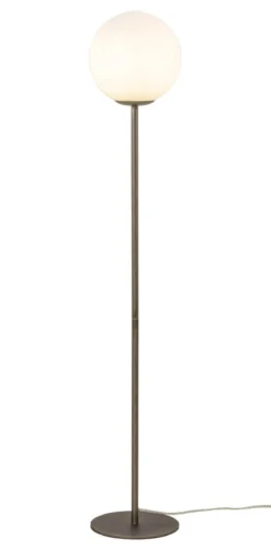 MOLEKYL Golvlampa 130cm Tenn/Vit