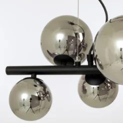 MOLEKYL Taklampa 58cm Svart/Rökgrå