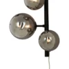 MOLEKYL Vägglampa 36cm Svart/Rökgrå
