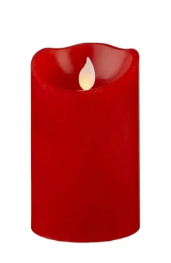 M-TWINKLE LED-Blockljus 12,5cm Röd