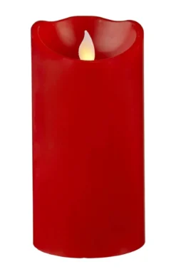 M-TWINKLE LED-Blockljus 15cm Röd
