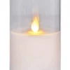M-TWINKLE LED Blockljus 12,5cm Vax/Klar/Varmgul