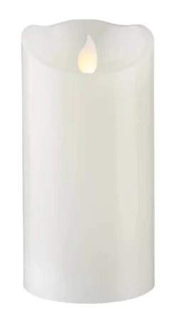 M-TWINKLE LED Blockljus 15cm Vit