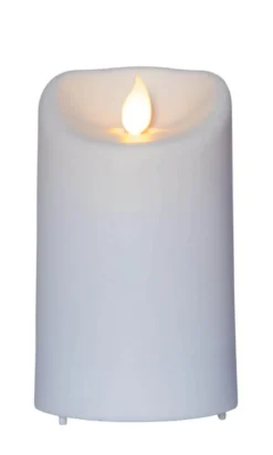M-TWINKLE LED Blockljus Plast 12,5cm Vit
