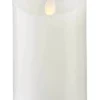 M-TWINKLE LED Blockljus Vax 12,5cm Vit
