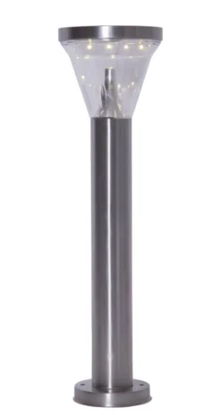 NARONA Solcells-pollare 50cm Silver