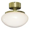 NEW AUGUST Plafond 27cm Matt Mässing/Vit