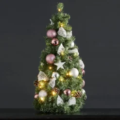 NOEL Dekorationsgran 40LED 65cm Grön