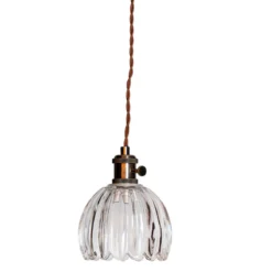 Nora Fönsterlampa 12cm Antikmässing/Klar