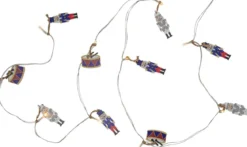 NUTCRACKER Ljusslinga Batteri 1,8m 10LED Varmvit/Flerfärgad