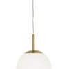 OPAL Takpendel 25cm Matt Mässing/Opalvit