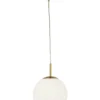 OPAL Takpendel 30cm Matt Mässing/Opalvit
