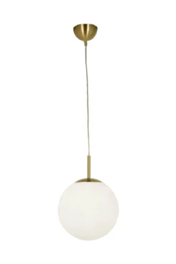 OPAL Takpendel 30cm Matt Mässing/Opalvit
