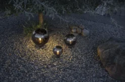 ORBY Klot Utomhusdekoration 20cm Svart