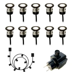 ORION Decklight 10-Pack 3,5cm 12V IP65