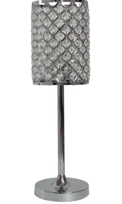 ORIVA Bordslampa Kristall K5 52cm Krom