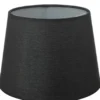 ORIVA Lampskärm Linne 20cm Svart