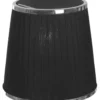 ORIVA Lampskärm Organza 14cm Svart/Krom