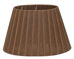 ORIVA Lampskärm Oval Organza 14/22cm Brun