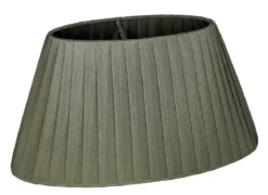 ORIVA Lampskärm Oval Organza 16,5/28cm Grå