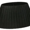 ORIVA Lampskärm Oval Organza 16,5/28cm Svart
