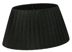 ORIVA Lampskärm Oval Organza 16,5/28cm Svart