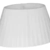 ORIVA Lampskärm Oval Organza 16,5/28cm Vit
