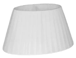 ORIVA Lampskärm Oval Organza 16,5/28cm Vit