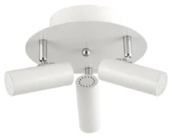 ORIVA Takspot Rund MiniGU10 3L 23cm Vit