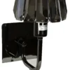 ORIVA Vägglampa Kristall K5 23cm Svart Krom